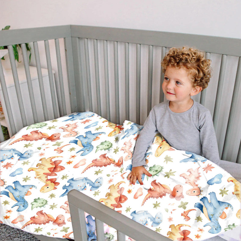 Friendly Dinosaurs Cot Set
