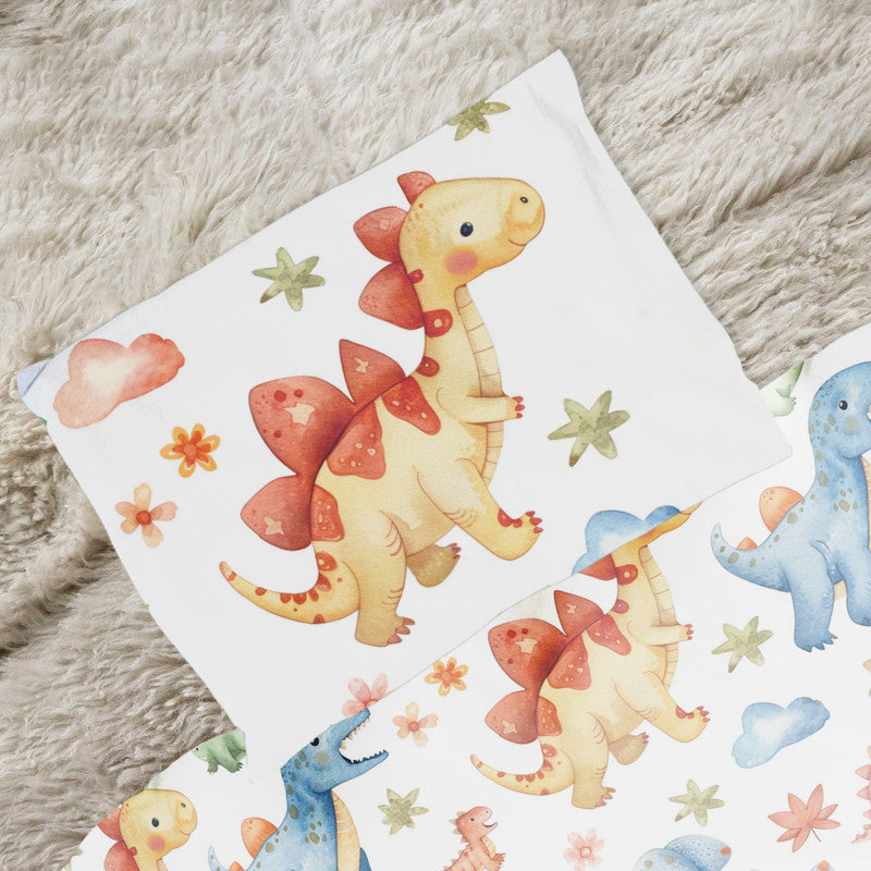 Friendly Dinosaurs Cot Set