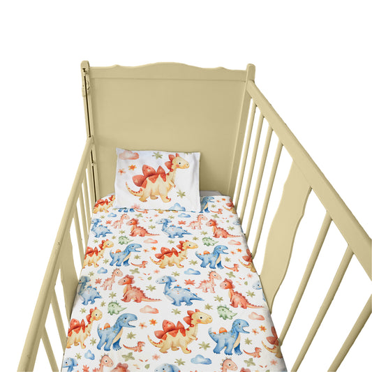 Friendly Dinosaurs Cot Set