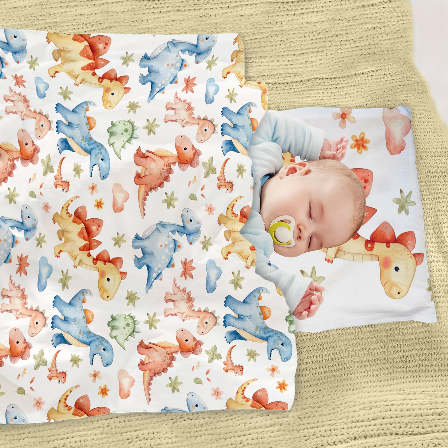 Friendly Dinosaurs Cot Set