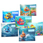 Friendly Fish Subject Savvy Book Bags Set of 6
