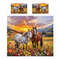 Friendly Horses Duvet Cover Set