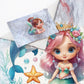 Friendly Mermaid Cot Set
