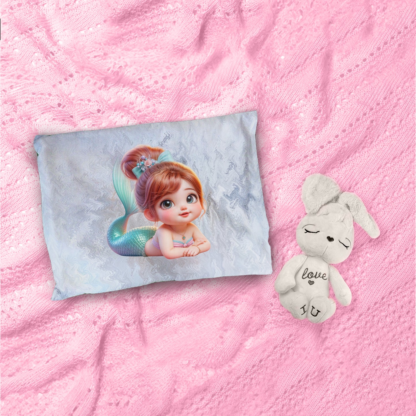 Friendly Mermaid Cot Set