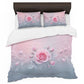 Frosted Rose Blush Duvet Cover Set