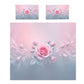 Frosted Rose Blush Duvet Cover Set