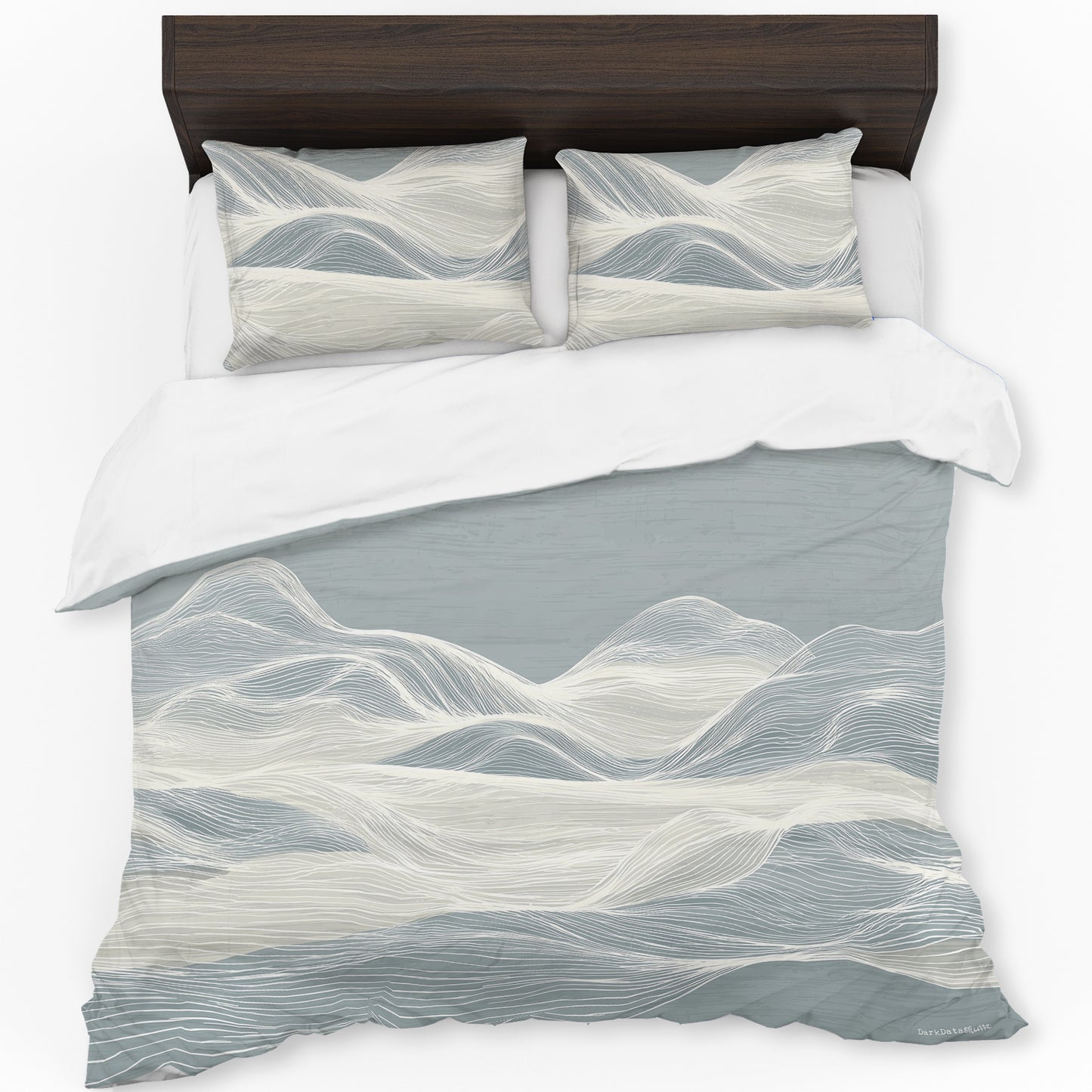 Frosted Waves Duvet Cover Set by Wikus Schalkwyk