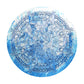 Frozen Blue Mandala Round Tablecloth