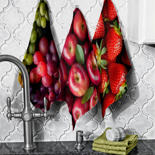 Fruit Dish Cloth (Set of 3)