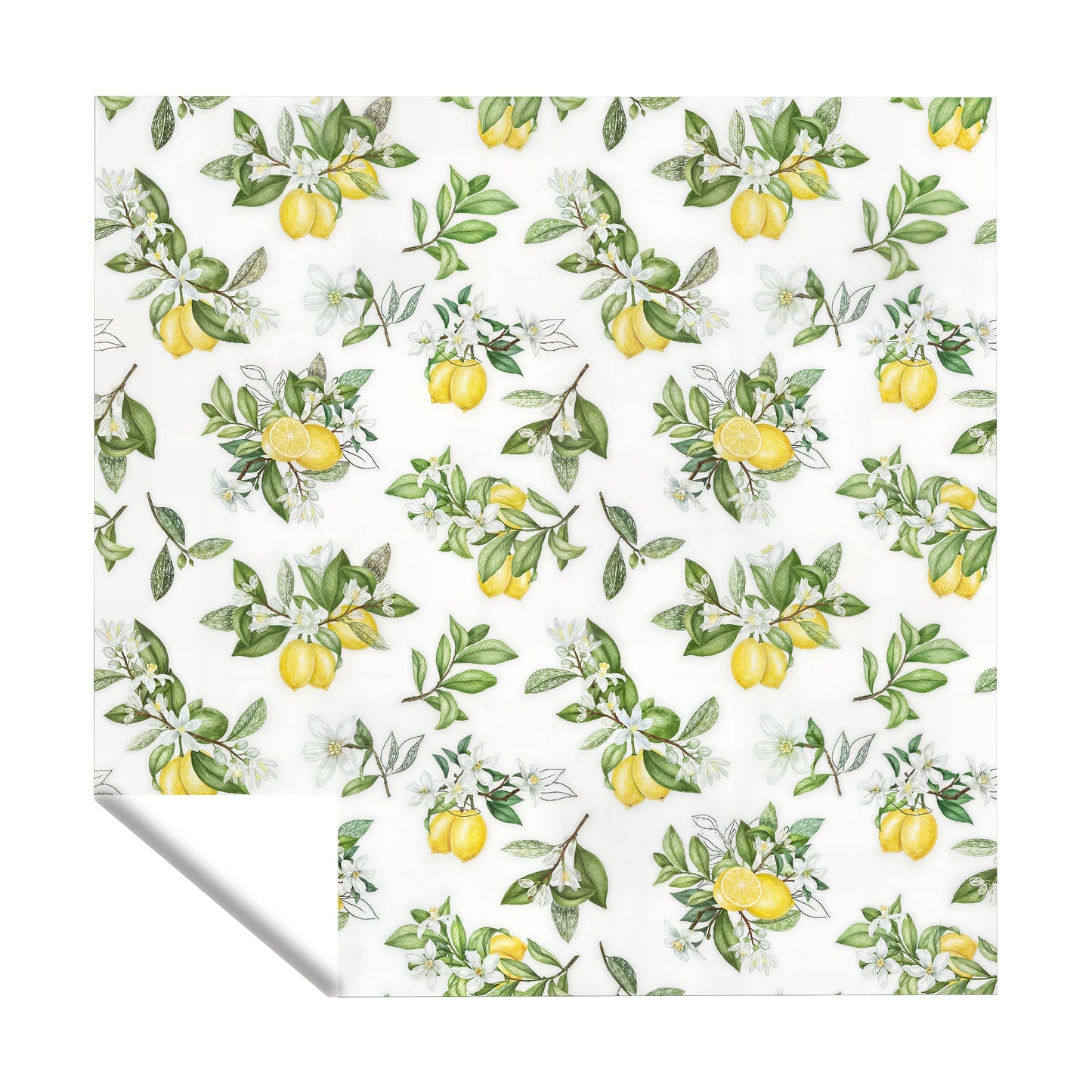 Fruit of the Lemon Tree Square Tablecloth
