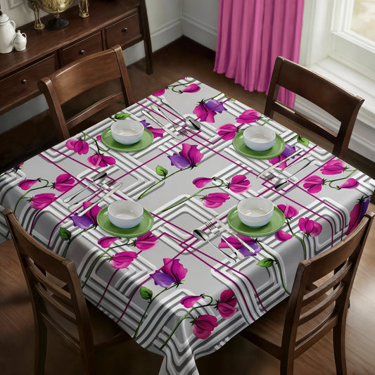 Fuchias in Bloom Square Tablecloth