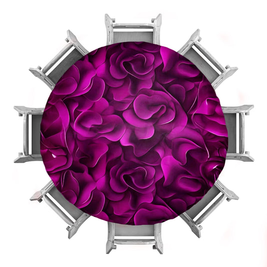 Fuchsia Royalty 2,3m Round Tablecloth