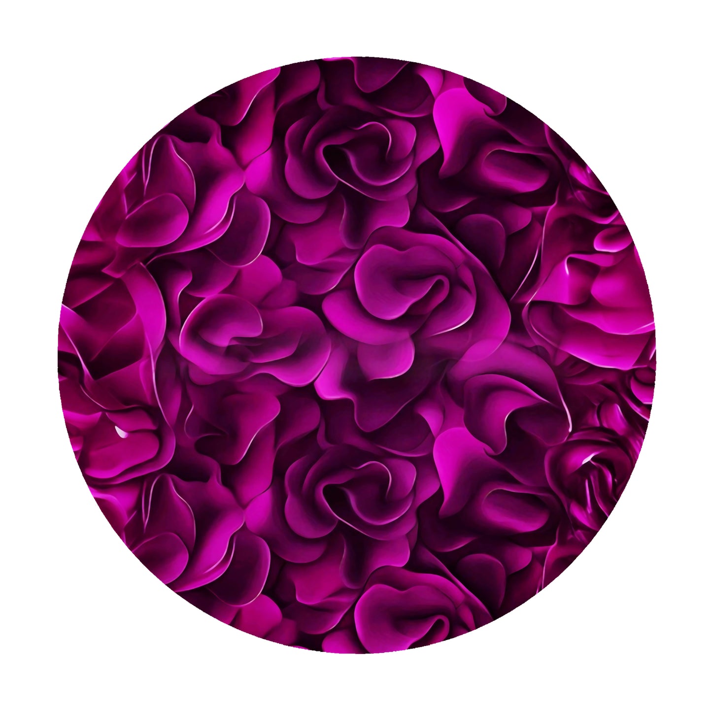 Fuchsia Royalty 2,3m Round Tablecloth
