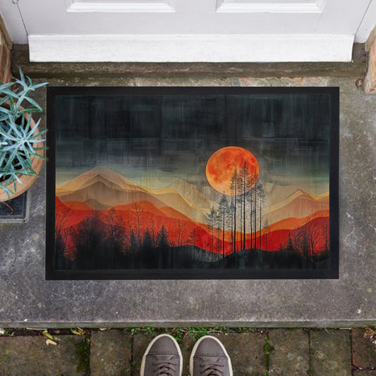 Full Moon Door Mat