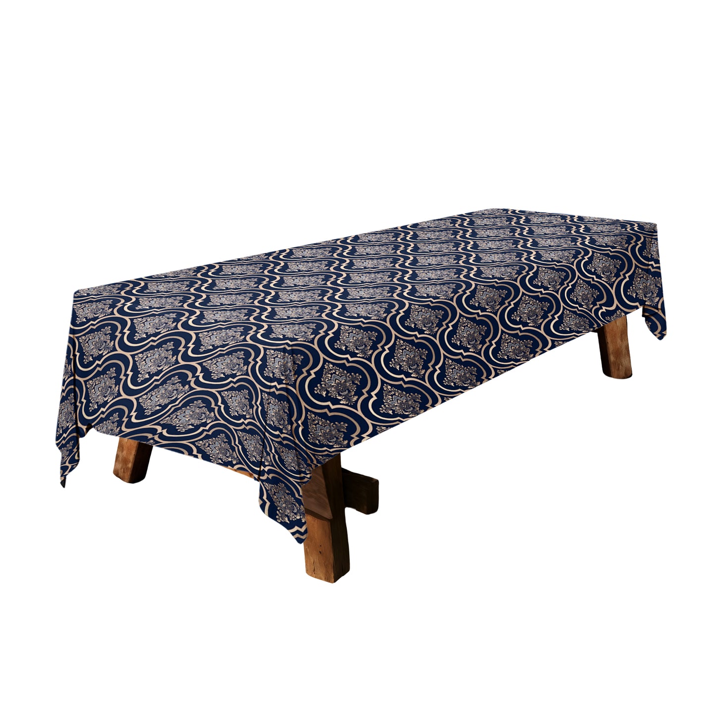 Fur Elise Pattern on Dark Background 3m Rectangle Tablecloth