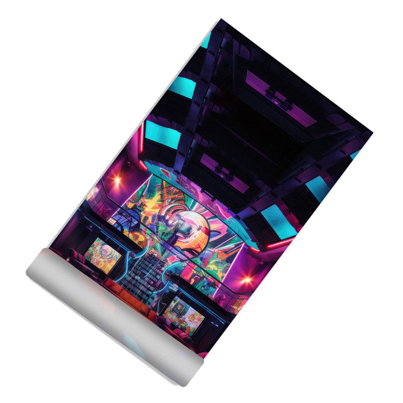 Futuristic Gaming Room Door Decoupage