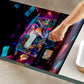 Futuristic Gaming Room Door Decoupage