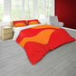 Futuristic Red Design Duvet Cover Set