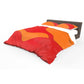 Futuristic Red Design Duvet Cover Set