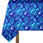 Futuristic Shapes on Blue Background 3m Rectangle Tablecloth