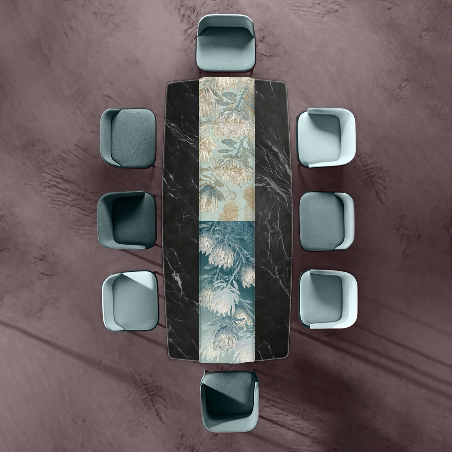 Fynbos Bloom Table Runner by Wikus Schalkwyk