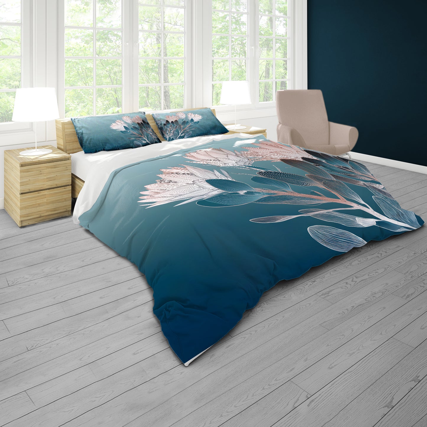 Fynbos Sketch Duvet Cover Set by Wikus Schalkwyk