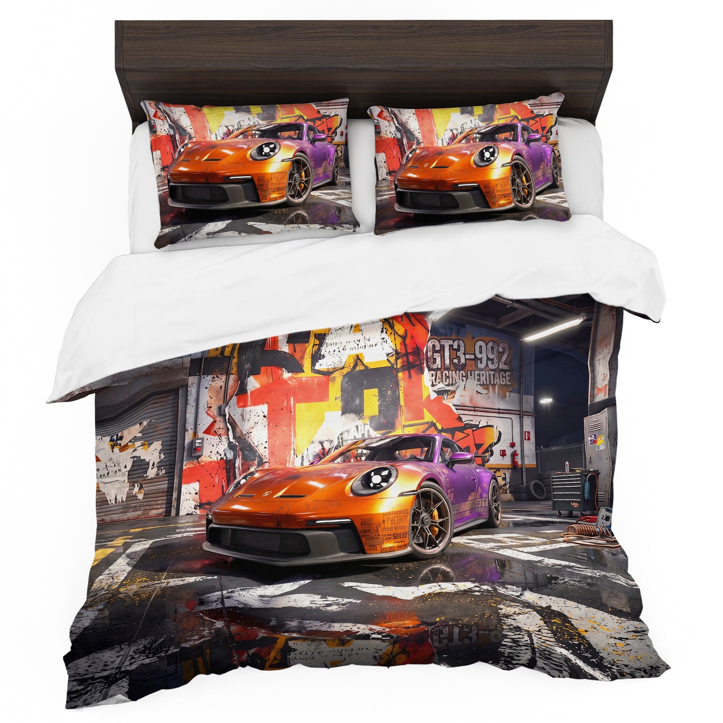 GT3-992 Racing Heritage Duvet Cover Set
