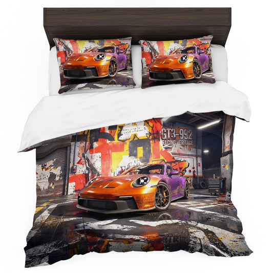 GT3-992 Racing Heritage Duvet Cover Set