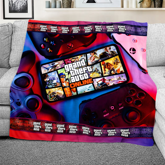 GTA Light Weight Fleece Blanket