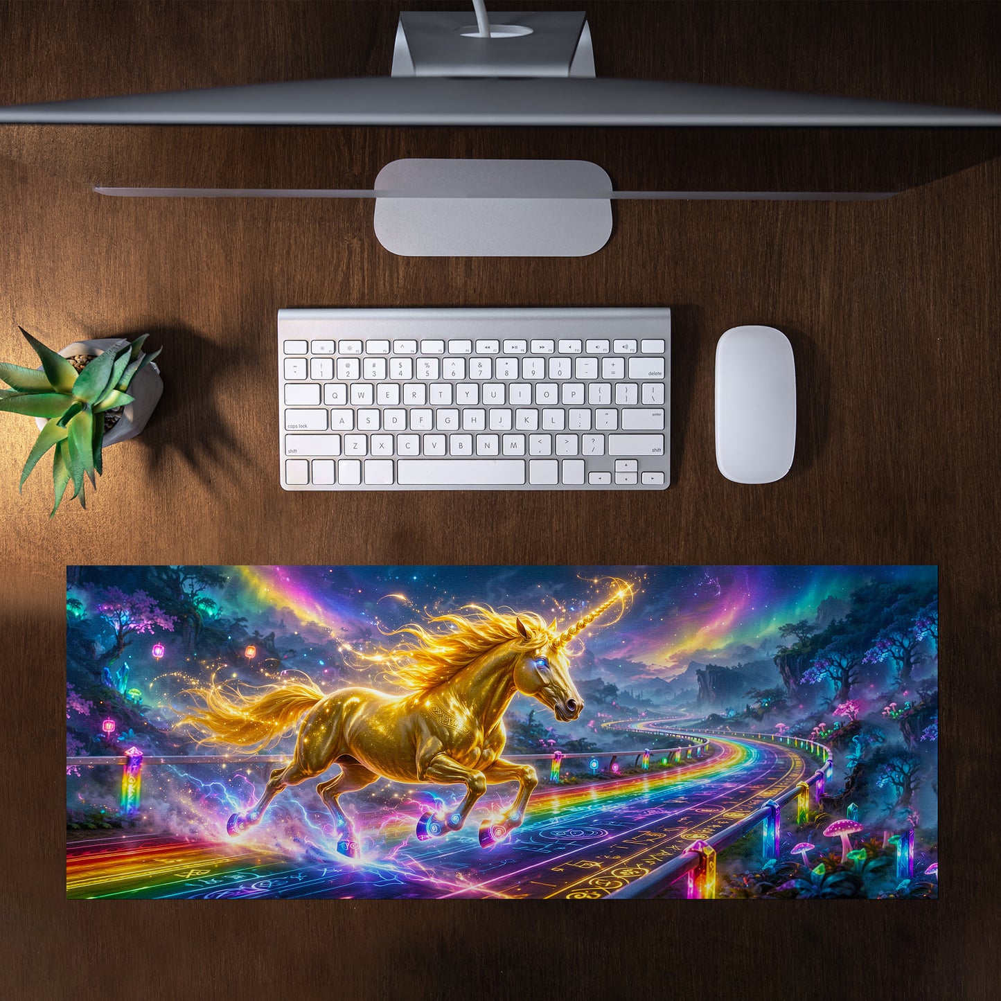 Galaxy Unicorn Desk Pad