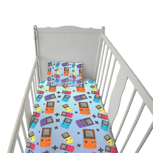 Game Boy Blue Cot Set