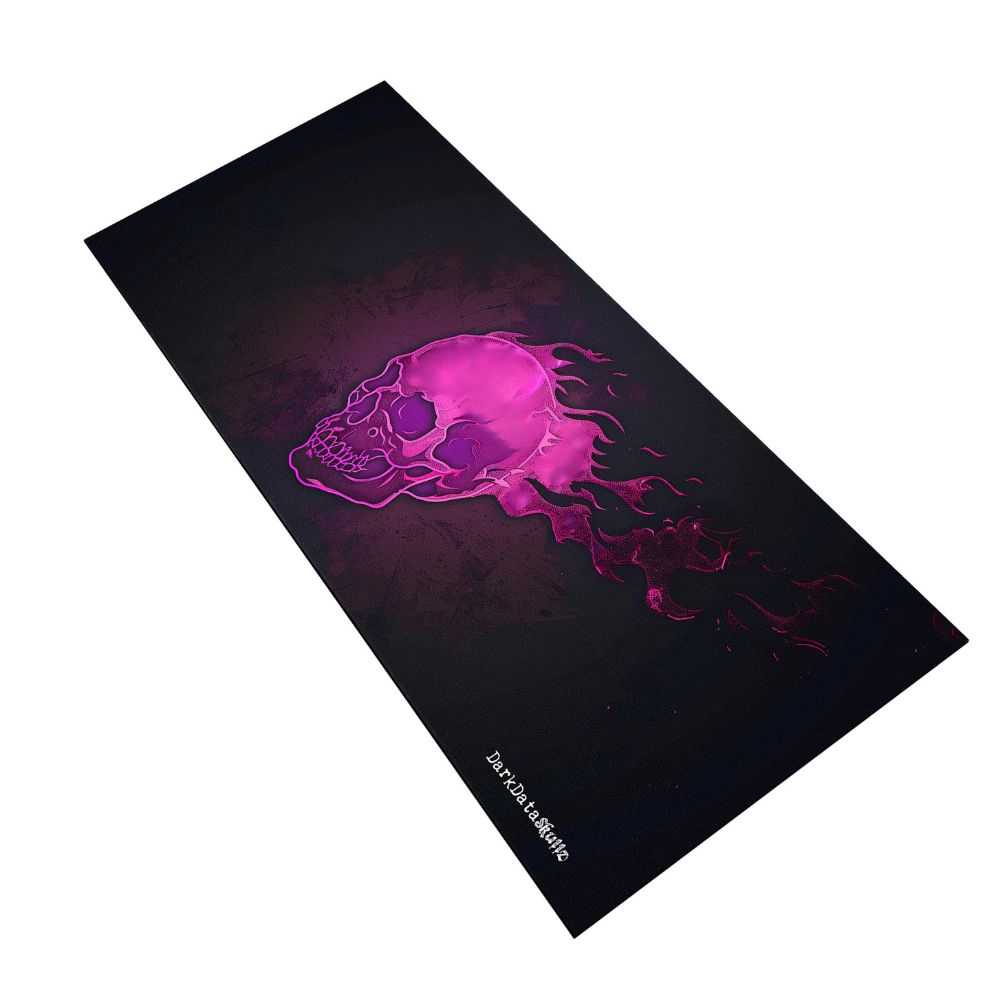 Pink Gamer Skull by Wikus Schalkwyk Large Desk Pad