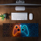Gaming Orange & Blue Desk Pad