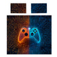 Gaming Orange & Blue Duvet Cover Set