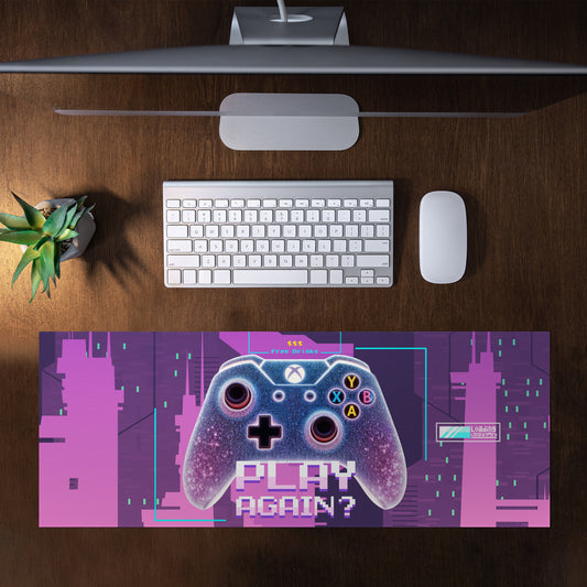 Gaming Play Again Desk Pad
