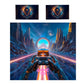 Gaming Race Simulator Duvet Cover Set