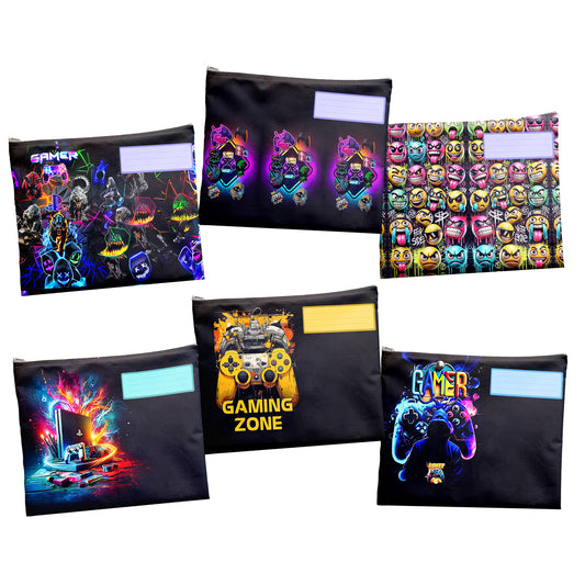 Gaming Subject Savvy Book Bags Set of 6