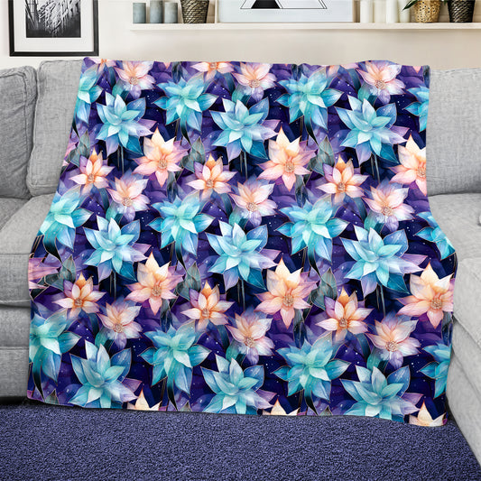 Garden Stars Light Weight Fleece Blanket