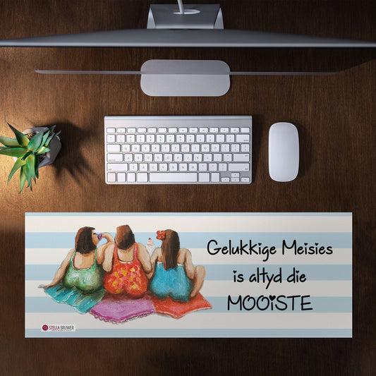 Gelukkige Meisies Desk Pad by Stella Bruwer