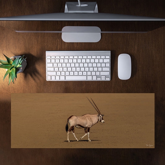 Gemsbok Nossob Desk Pad by Fanie Heymans