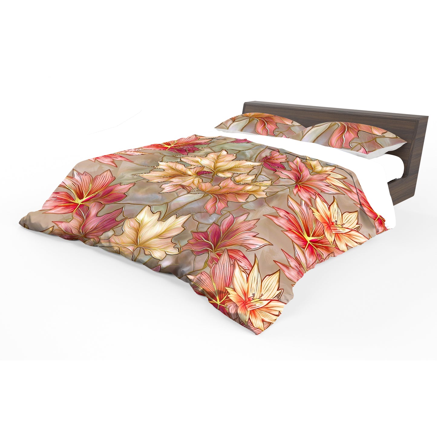 Gentle Autumn Foliage Duvet Cover Set