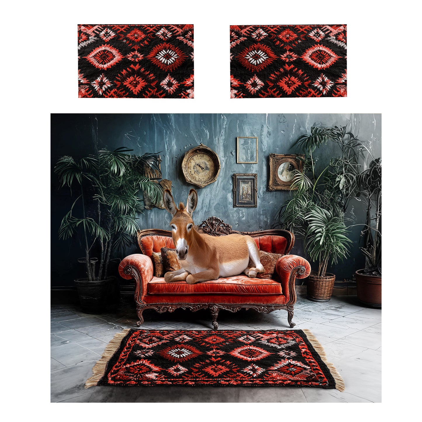 Gentle Donkey Duvet Cover Set