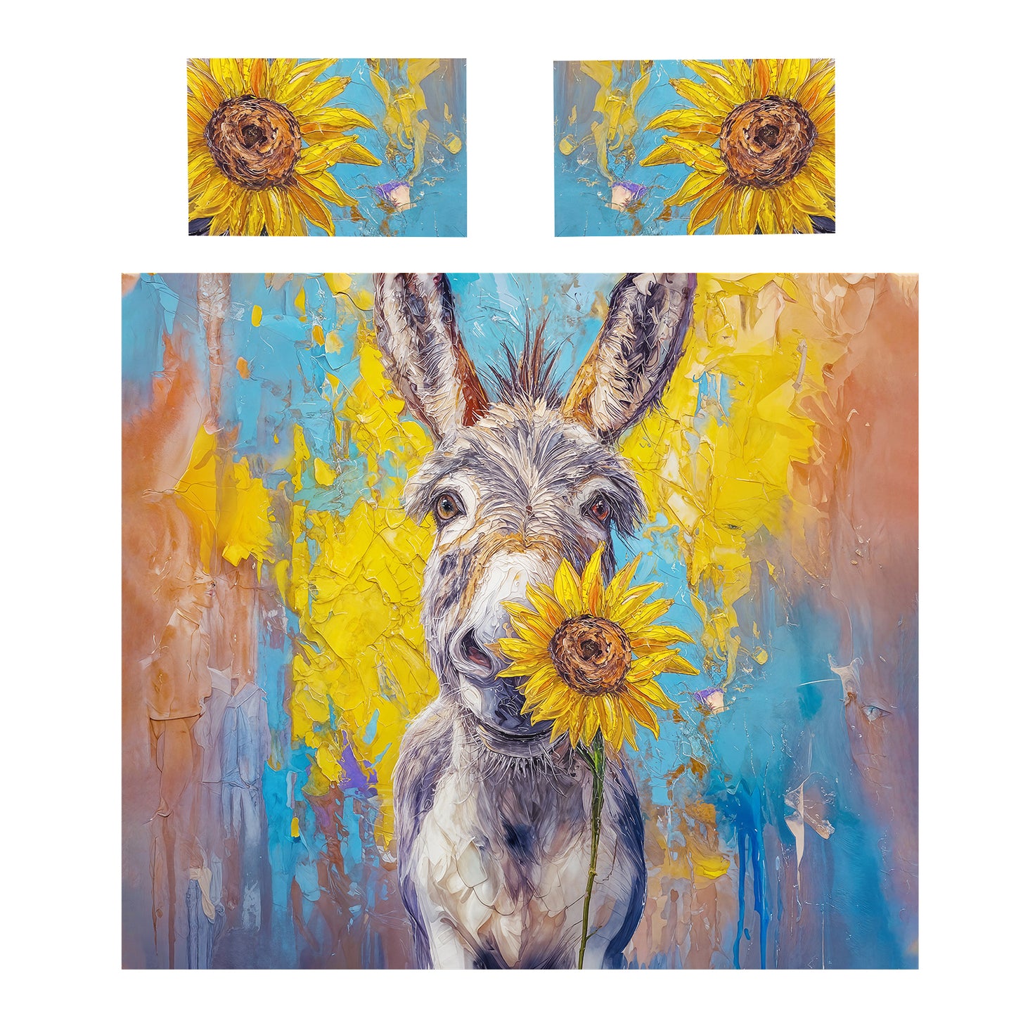 Gentle Donkey Duvet Cover Set