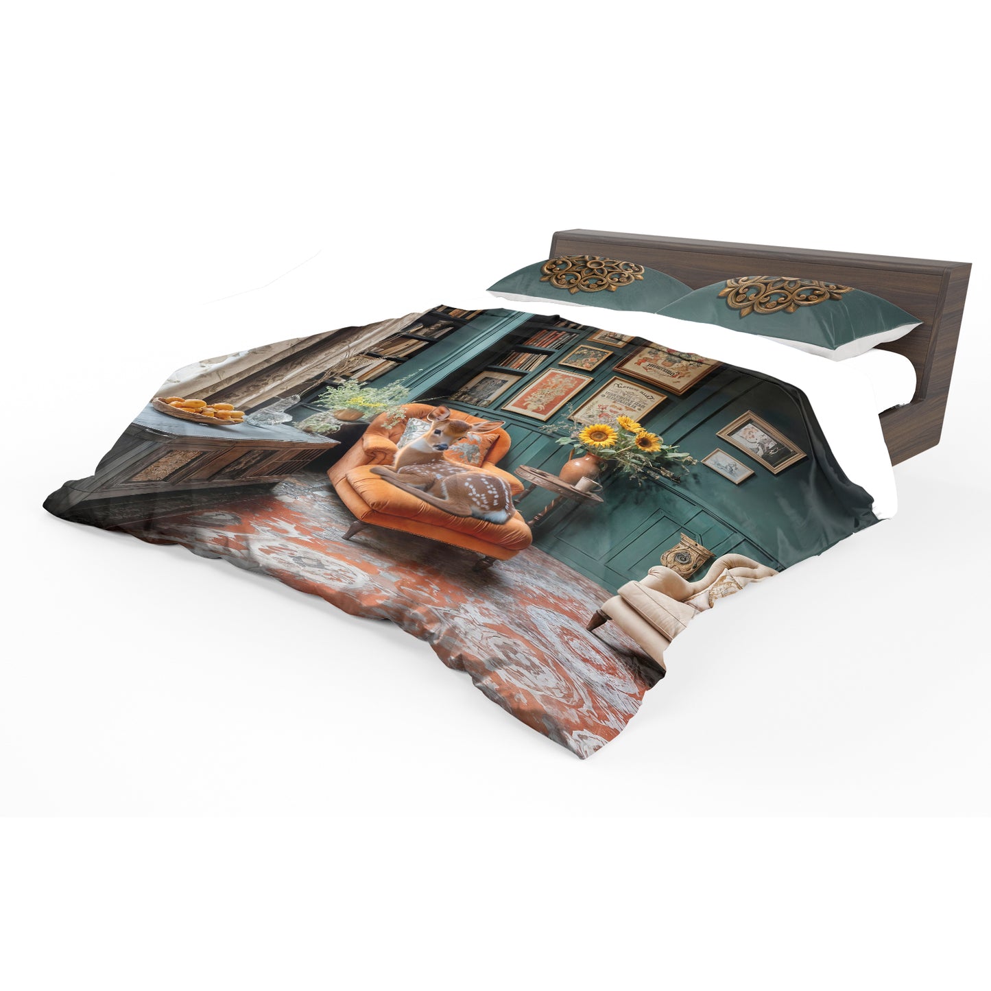Gentle Fawn Duvet Cover Set