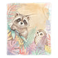 Gentle Forest Friends Baby Fleece Blanket