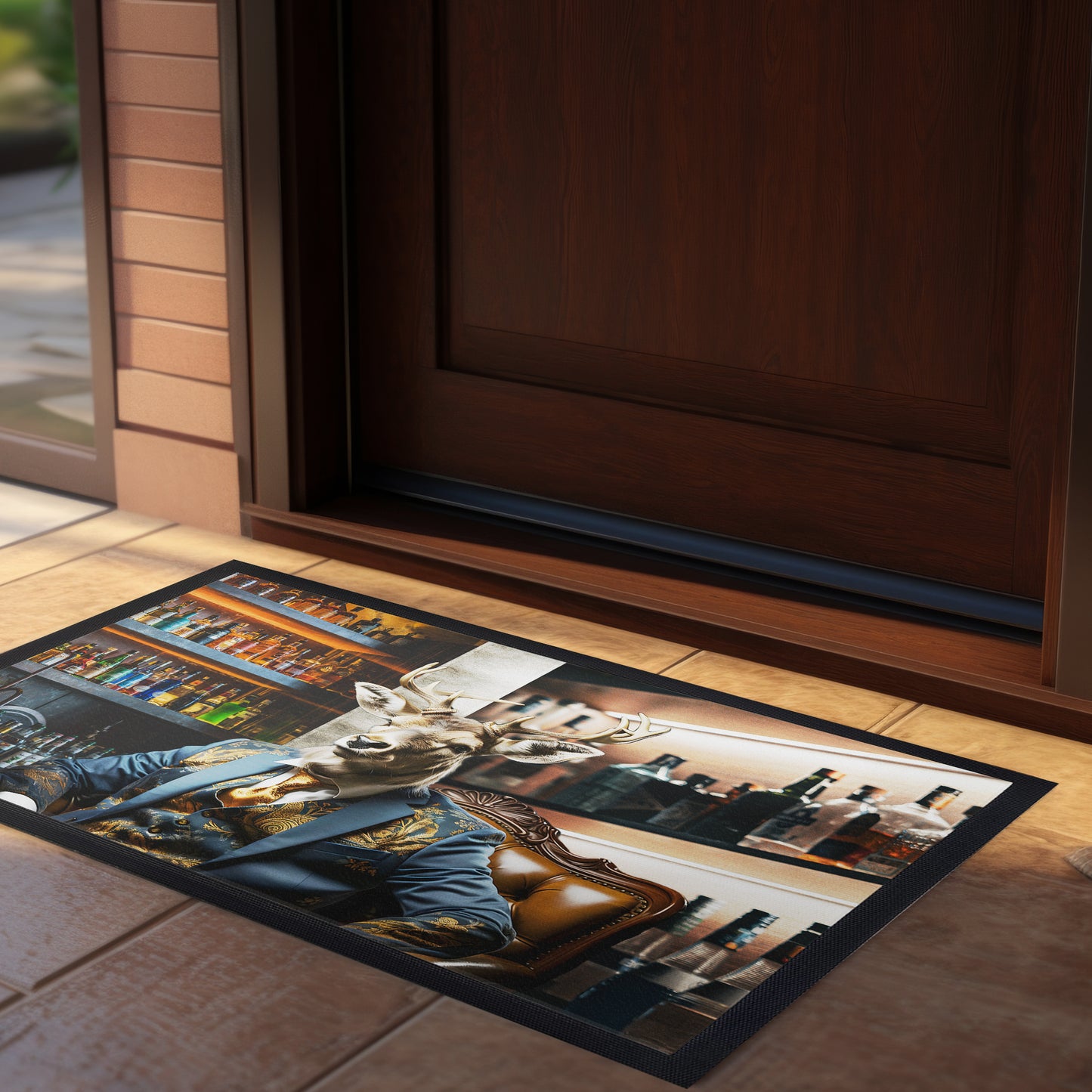 Gentleman Deer Door Mat