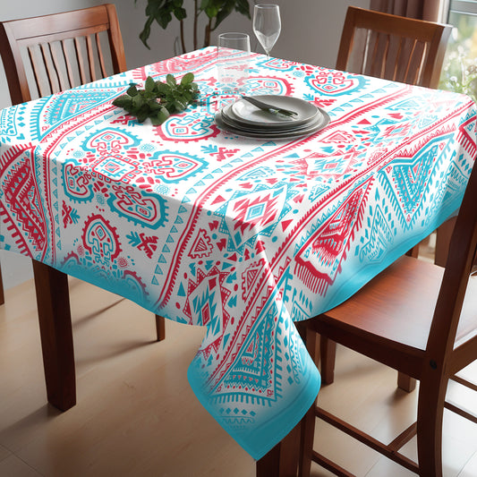 Geometric Beauty Square Tablecloth