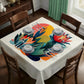 Geometric Protea Mirage Square Tablecloth