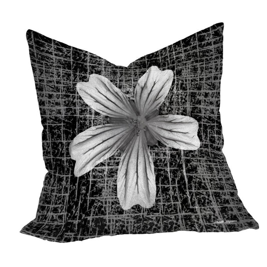 Geranium Renardi Black & White Luxury Scatter by Annette Heymans