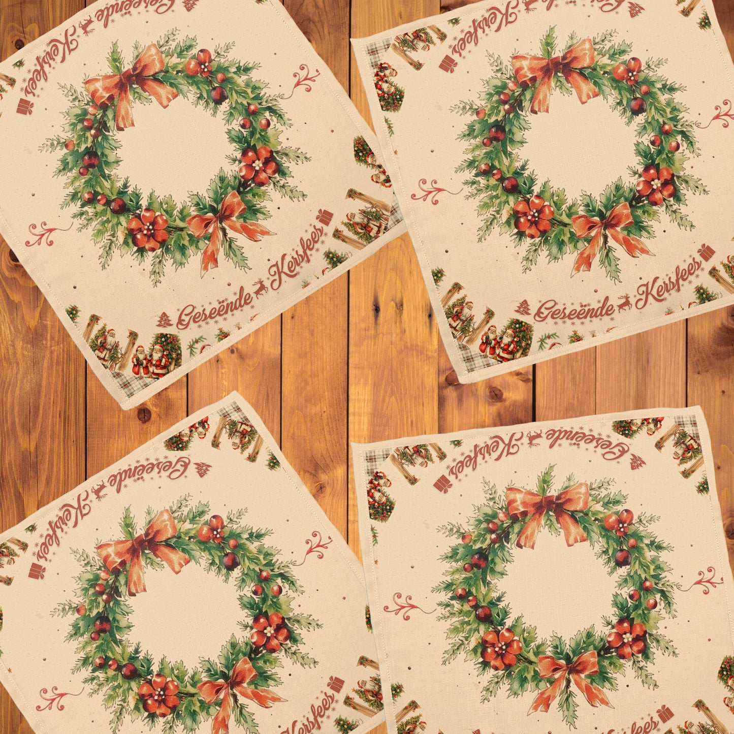 Geseende Kersfees Napkins